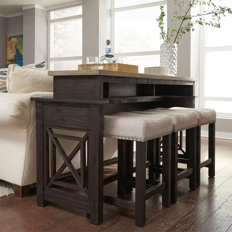  Liberty Furniture Industries Inc. Heatherbrook Occasional Table Set 422-OT-4PCS IMAGE 3