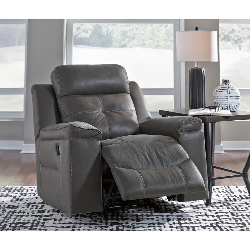Signature Design by Ashley Jesolo Rocker Leather Look Recliner 8670525 IMAGE 4