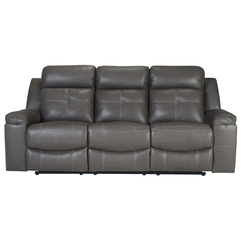 Signature Design by Ashley Jesolo Reclining Leather Look Sofa 8670588 IMAGE 1