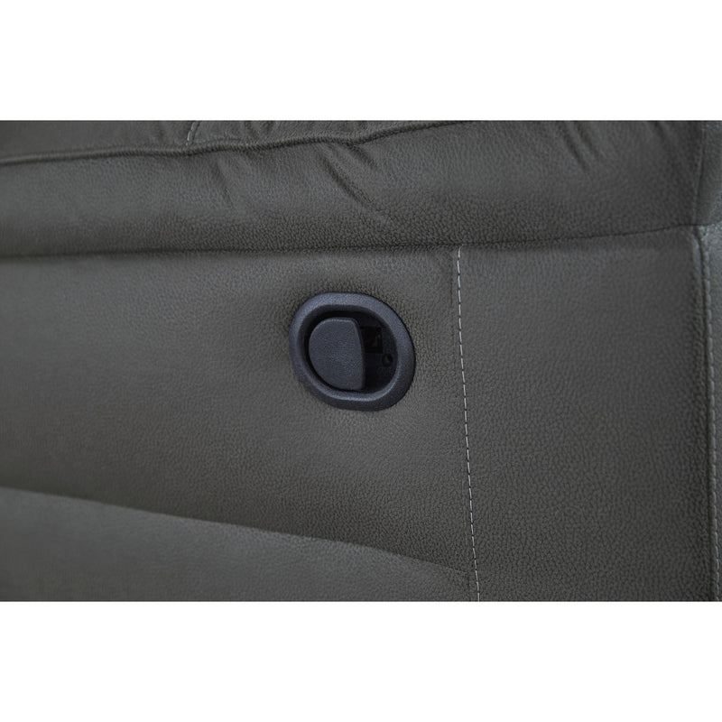 Signature Design by Ashley Jesolo Reclining Leather Look Sofa 8670588 IMAGE 4