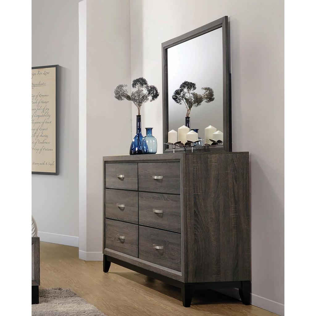Coaster Furniture Watson 212424 Dresser Mirror - Grey Oak Coaster Furniture Watson 212424 Dresser Mirror - Grey Oak