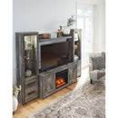  Signature Design by Ashley Wynnlow W440W2 4 pc Entertainment Center IMAGE 5