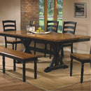 Winners Only Quails Run Dining Table with Trestle Base DQ14284AE IMAGE 1