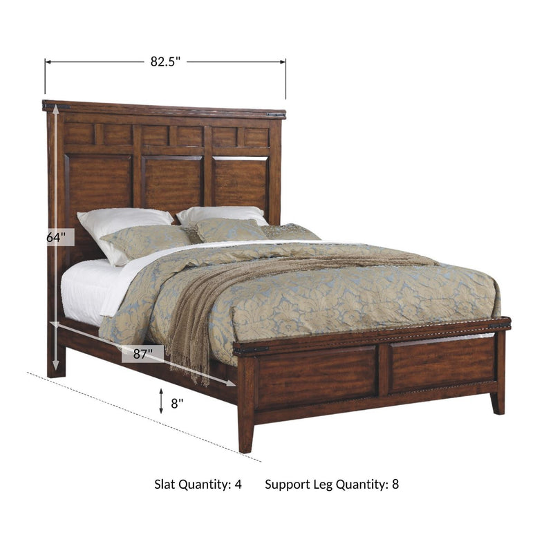Winners Only Mango BMG1001K Panel King Bed IMAGE 2