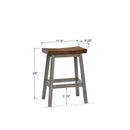Winners Only Barnwell DBT55724 24" Saddle Barstool IMAGE 3