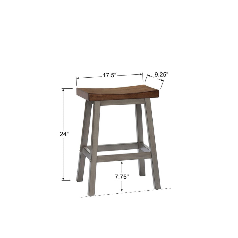 Winners Only Barnwell DBT55724 24" Saddle Barstool IMAGE 3