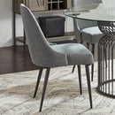 Coaster Furniture Alan 190442 Fabric Upholstered Dining Side Chair - Grey (Set of 2) IMAGE 9