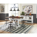  Signature Design by Ashley Valebeck Adjustable Height Stool D546-224 IMAGE 4