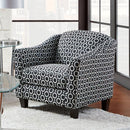 J Furniture Emma Stationary Fabric Accent Chair 1352-18 588-13 IMAGE 2