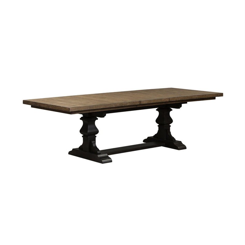 Liberty Furniture Industries Inc. Harvest Home Table with Trestle Base 879-DR-TRS IMAGE 2