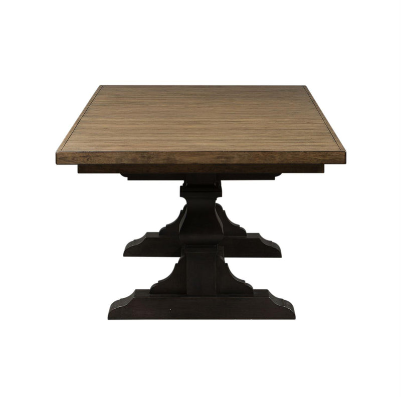 Liberty Furniture Industries Inc. Harvest Home Table with Trestle Base 879-DR-TRS IMAGE 3