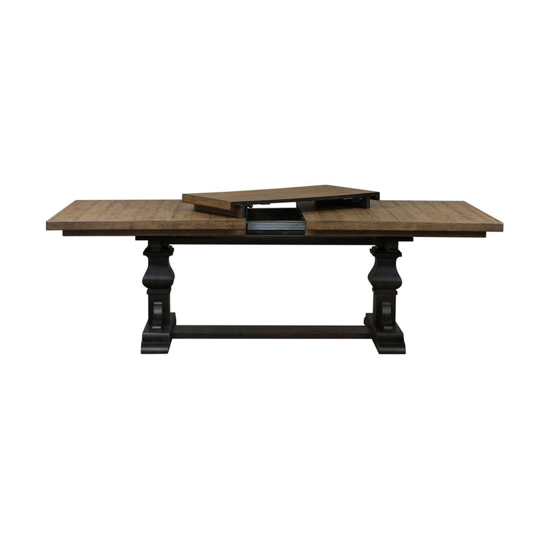 Liberty Furniture Industries Inc. Harvest Home Table with Trestle Base 879-DR-TRS IMAGE 5