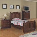 Winners Only Cape Cod BG1001TN2 Panel Twin Bed - Chocolate IMAGE 3