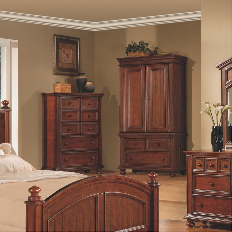 Winners Only Cape Cod BG1007N 38" 5-Drawer Chest - Chocolate IMAGE 4