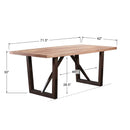 Winners Only Venice DV24272N 72" Trestle Table IMAGE 5
