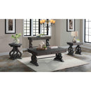 Elements International Stone Occasional End Table TST100ST IMAGE 3