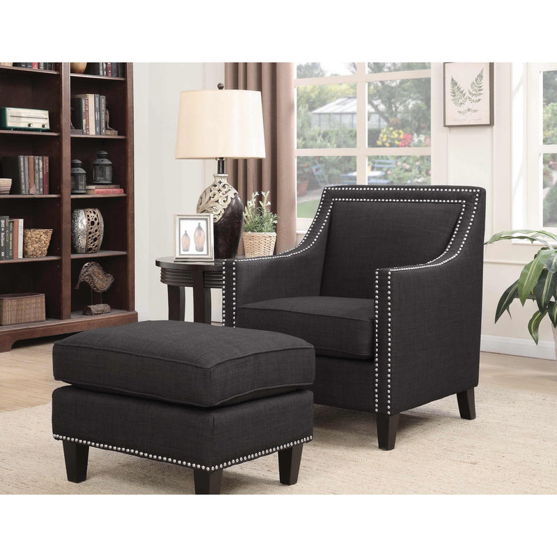 Elements International Erica Fabric Accent Chair UER090100CA IMAGE 2