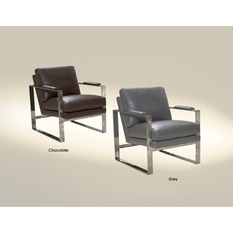  Jackson Furniture Moneta Stationary Leather Accent Chair 708-20 3001-79 IMAGE 2