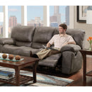 Catnapper Trent Power Reclining Fabric and Leather Look Sofa 61921 1153-18 IMAGE 2