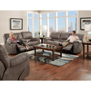  Catnapper Trent Power Reclining Fabric and Leather Look Sofa 61921 1153-18 IMAGE 4