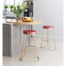 Zuo Bree Pub Height Stool 101264 IMAGE 9