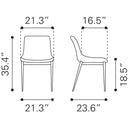 Zuo Magnus Dining Chair 101270 IMAGE 9