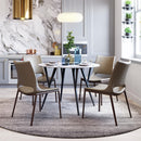  Zuo Ace 101282 Dining Chair - Brown & Walnut IMAGE 7