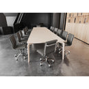  Zuo Lider Plus 215233 Armless Office Chair - Grey IMAGE 9