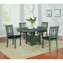 Coaster Furniture Lavon 108212 Wood Dining Side Chair - Medium Grey (Set of 2) IMAGE 8