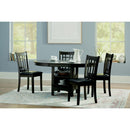  Coaster Furniture Lavon 108212 Wood Dining Side Chair - Medium Grey (Set of 2) IMAGE 9