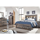  Signature Design by Ashley Drystan B211B21 Full Bookcase Bed with 2 Storage Drawers IMAGE 7