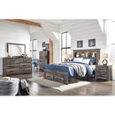  Signature Design by Ashley Drystan B211B21 Full Bookcase Bed with 2 Storage Drawers IMAGE 9