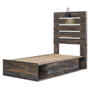  Signature Design by Ashley Drystan B211B11 Twin Panel Bed with 4 Storage Drawers IMAGE 3