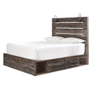  Signature Design by Ashley Drystan Queen Panel Bed with Storage B211-57/B211-54/B211-160/B100-13 IMAGE 1