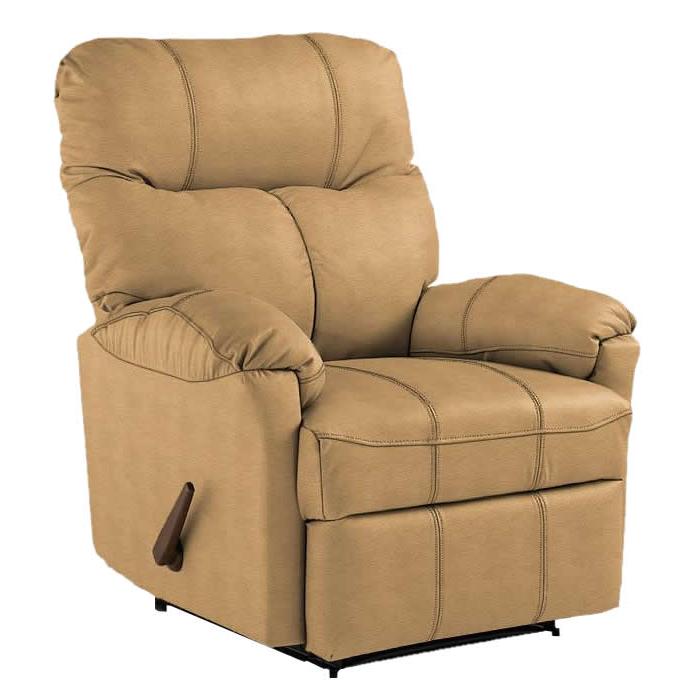 Best Home Furnishings Picot Rocker Leather Recliner 2NW77LV 71367AL IMAGE 1