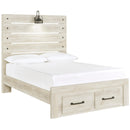  Signature Design by Ashley Cambeck B192B33 Full Panel Bed with 2 Storage Drawers IMAGE 1