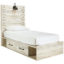  Signature Design by Ashley Cambeck B192B13 Twin Panel Bed with 2 Storage Drawers IMAGE 1