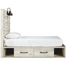  Signature Design by Ashley Cambeck B192B13 Twin Panel Bed with 2 Storage Drawers IMAGE 4