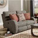  Catnapper Liam Power Reclining Fabric Loveseat 63902 2166-48/2167-54 IMAGE 1