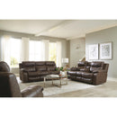  Catnapper Palmer Power Reclining Leather Look Sofa 763955 1307-29 IMAGE 3