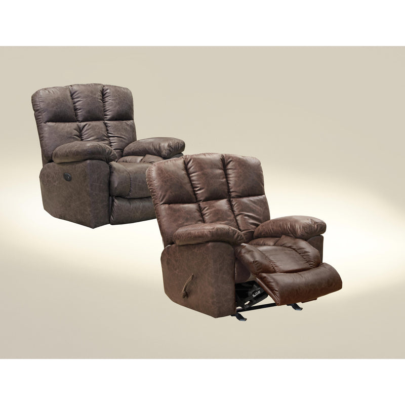 Catnapper Mayfield Glider Faux Leather Recliner with Wall Recline 4784-6 1307-28 IMAGE 2
