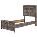  Signature Design by Ashley Wynnlow B440B16 Twin Crossbuck Panel Bed IMAGE 4