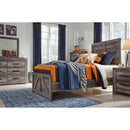 Signature Design by Ashley Wynnlow B440B16 Twin Crossbuck Panel Bed IMAGE 7