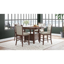 Jofran Manchester Adjustable Height Dining Table with Pedestal Base 1672-54TBKT IMAGE 9