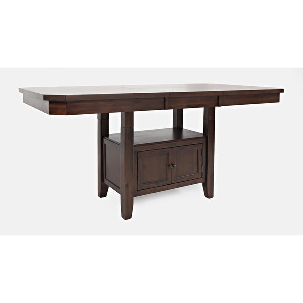 Jofran Manchester Adjustable Height Dining Table with Pedestal Base 1672-78B/1672-78T IMAGE 1