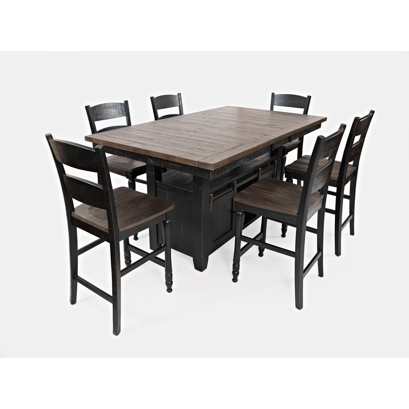 Jofran Madison County Adjustable Height Dining Table with Pedestal Base 1702-72B/1702-72T IMAGE 10