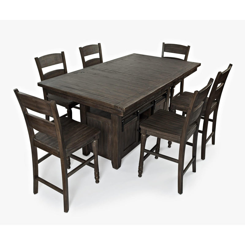 Jofran Madison County Adjustable Height Dining Table with Pedestal Bas