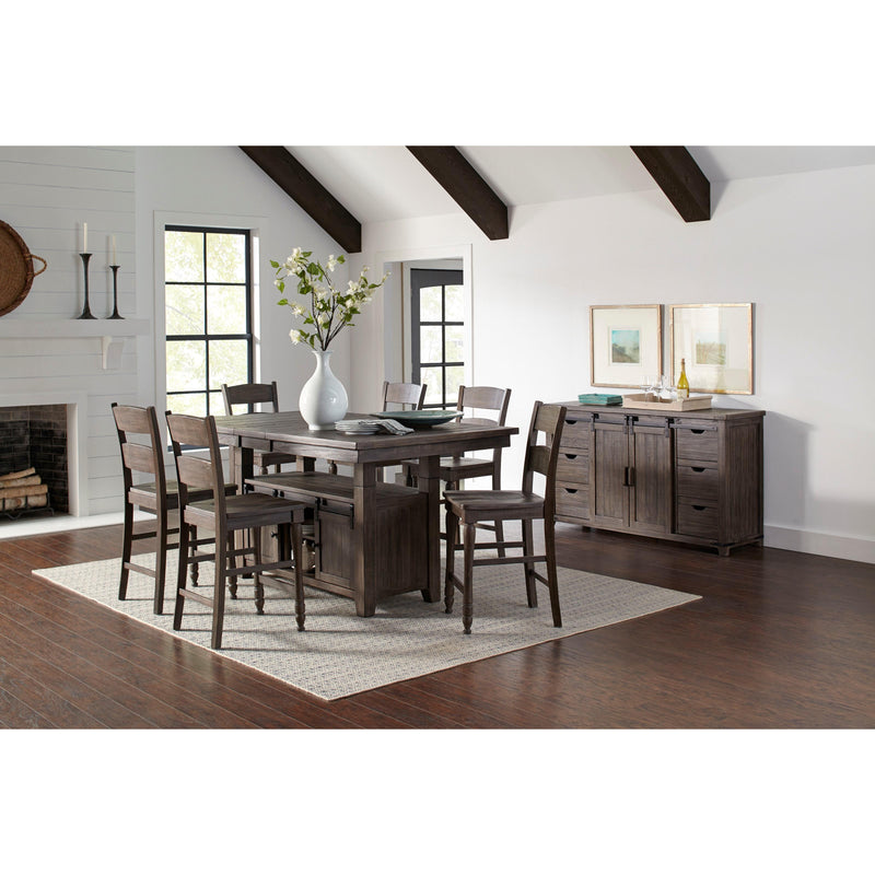 Jofran Madison County Adjustable Height Dining Table with Pedestal Base 1700-72B/1700-72T IMAGE 8