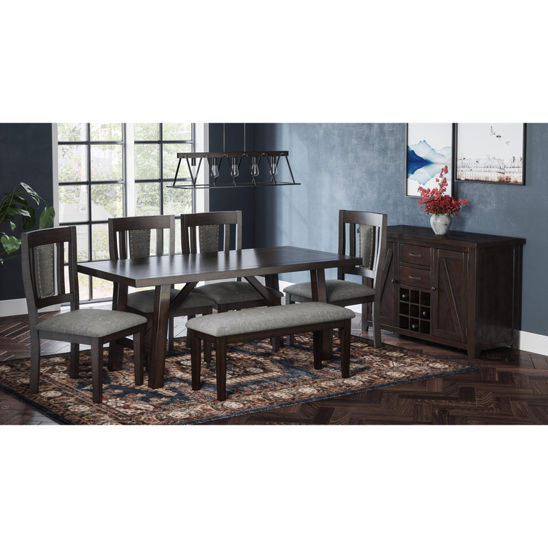 Jofran American Rustics Dining Table with Trestle Base 1838-72 IMAGE 6