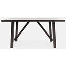 Jofran American Rustics Counter Height Dining Table with Trestle Base 1839-72 IMAGE 1